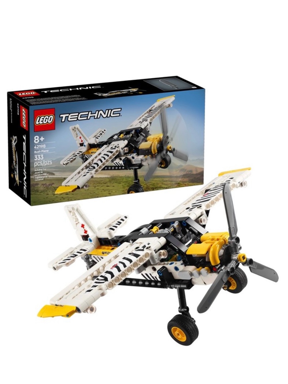 LEGO Technic Bush Plane 42198 Building Kit (333 Pieces)